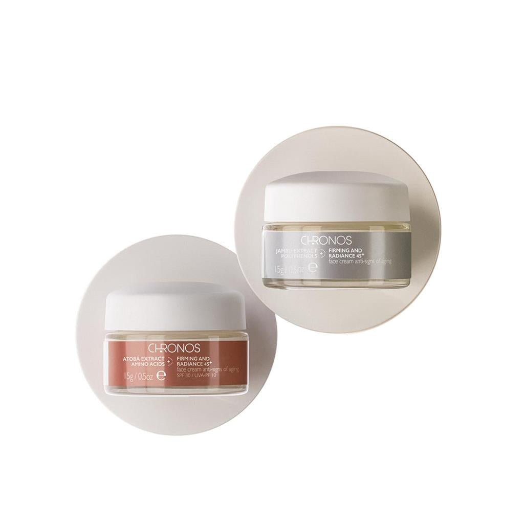 ROUTINE ESSENZIALE GIORNO E NOTTE CHRONOS 45+ - TRAVEL SIZE- 2X15G