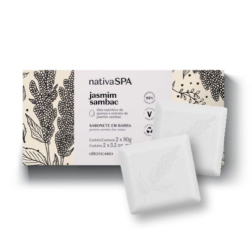 NATIVA SPA | Sapone in Barra Nativa SPA Gelsomino Sambac, 2x90g