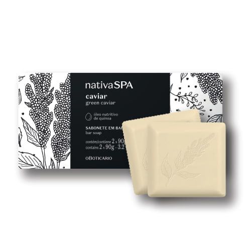 NATIVA SPA | Sapone in barra Nativa Spa alla Quinoa, 2 x 90g