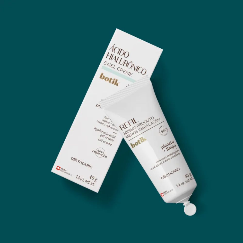 BOTIK | Ricarica Gel Crema Viso con Acido Ialuronico Botik, 40g