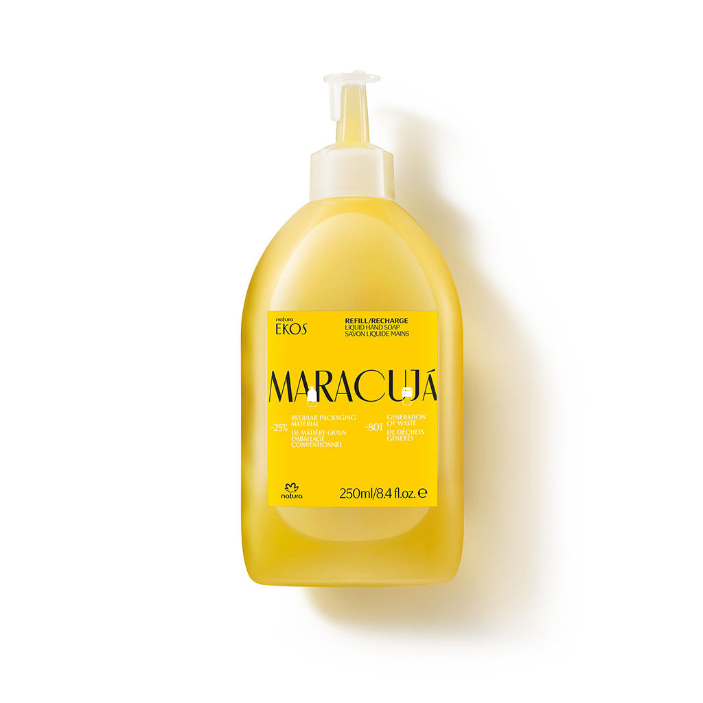 ECO-RICARICA PER SAPONE MANI MARACUJA - EKOS - 250 ML