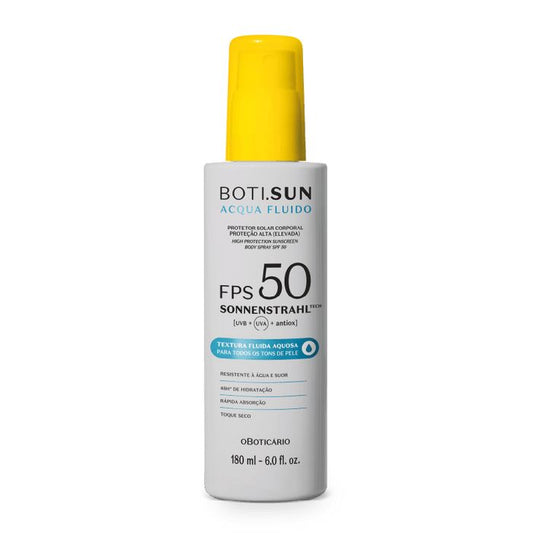 O BOTICÁRIO | Boti.Sun Protetor Solare Corpo Spray Acqua Fluido FPS50