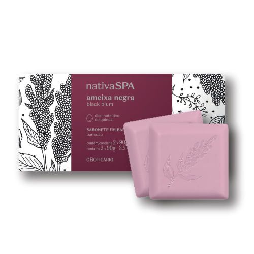 NATIVA SPA | Sapone in Barra Nativa Spa Prugna Nera, 2x90g