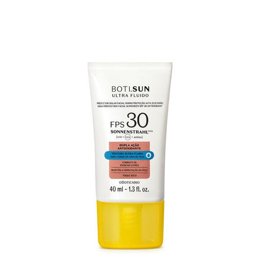 O BOTICÁRIO | Boti.Sun Protetor Solare Viso Antiossidante Ultra Fluido SPF30, 40ml