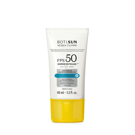 O BOTICÁRIO | Boti.Sun Protetor Solar Facial Antissinais Acqua Fluido FPS50