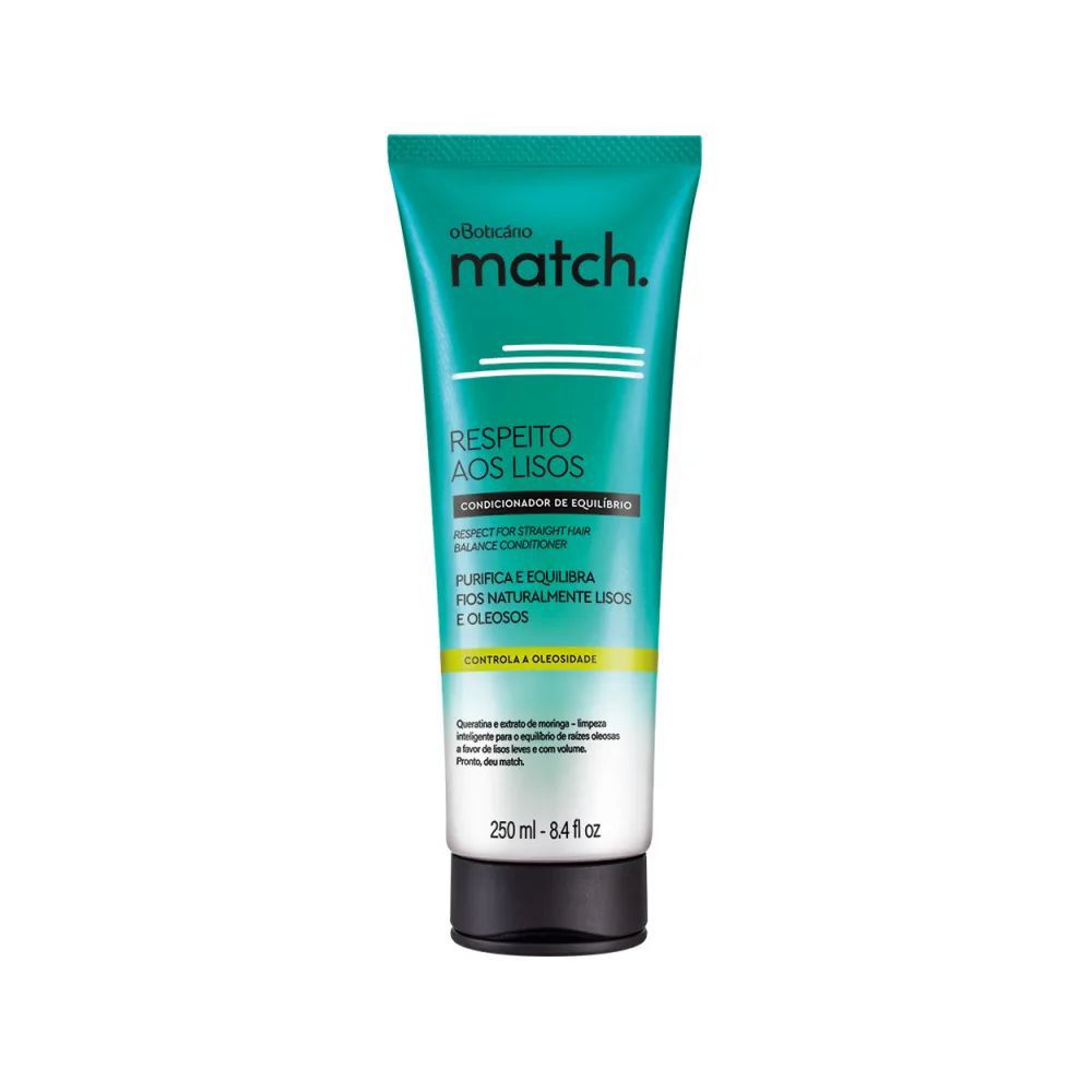 MATCH. | Balsamo di Manutenzione Match Rispetto ai Capelli Lisci, 250 ml