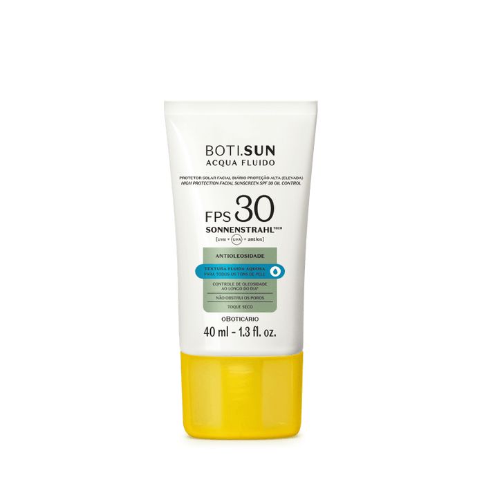 O BOTICÁRIO | Boti.Sun Protettore Solare Viso Anti-Lucido Acqua Fluido SPF30