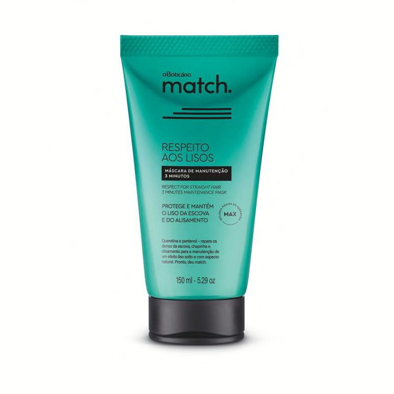 MATCH. | Maschera per capelli 3 Minuti Match Rispetto ai Lisci, 150ml